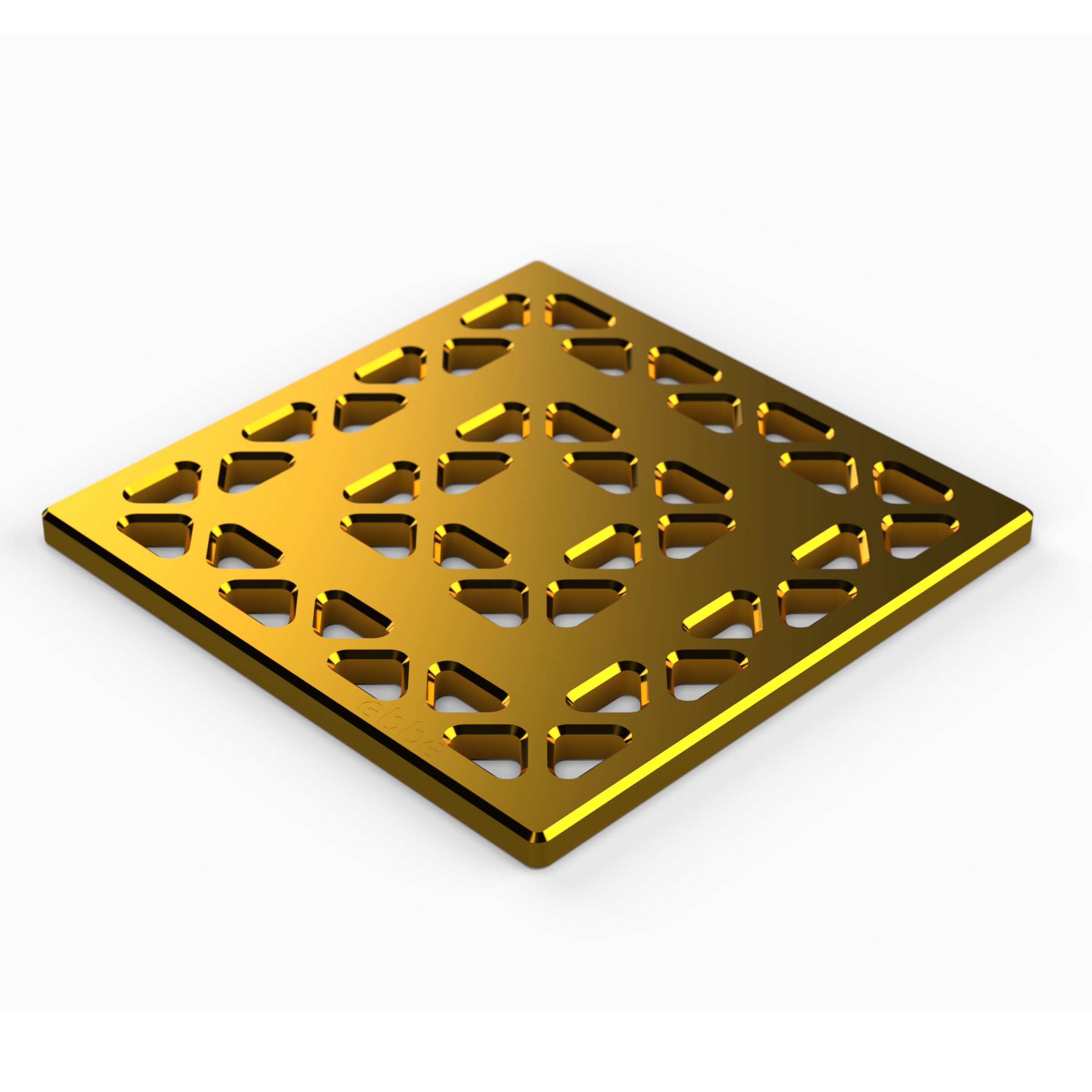 LATTICE - Brushed Gold - Unique Drain Cover
