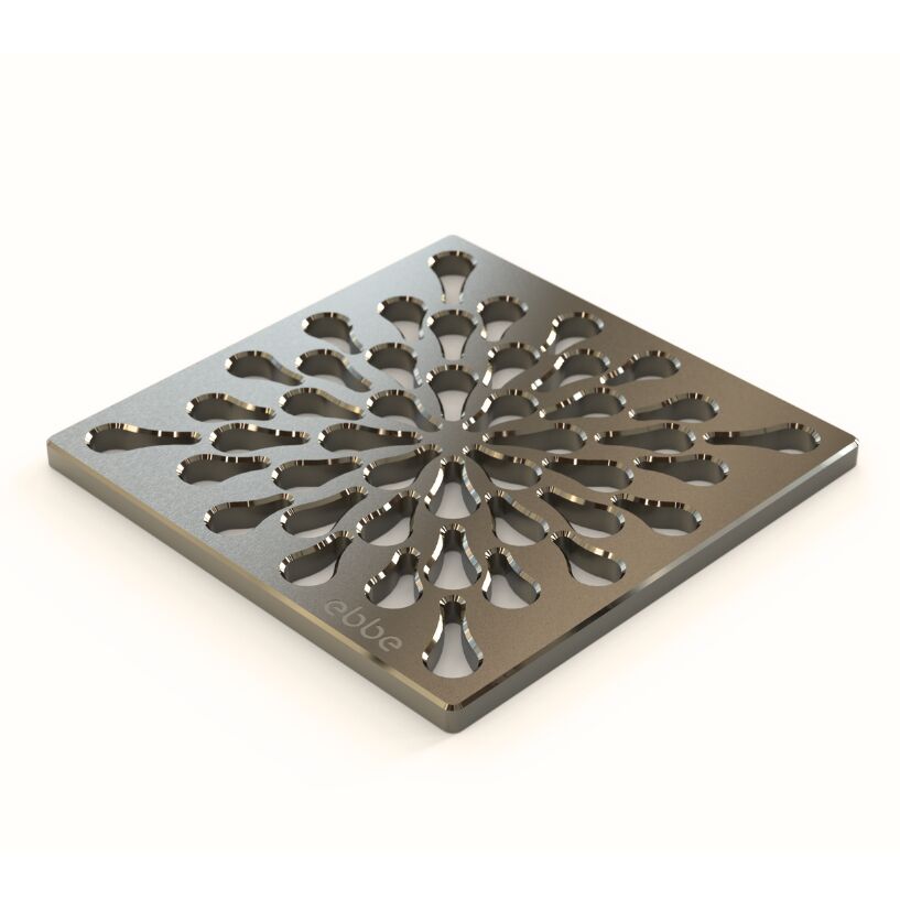 SPLASH - Brushed Nickel - Unique Drain Cover