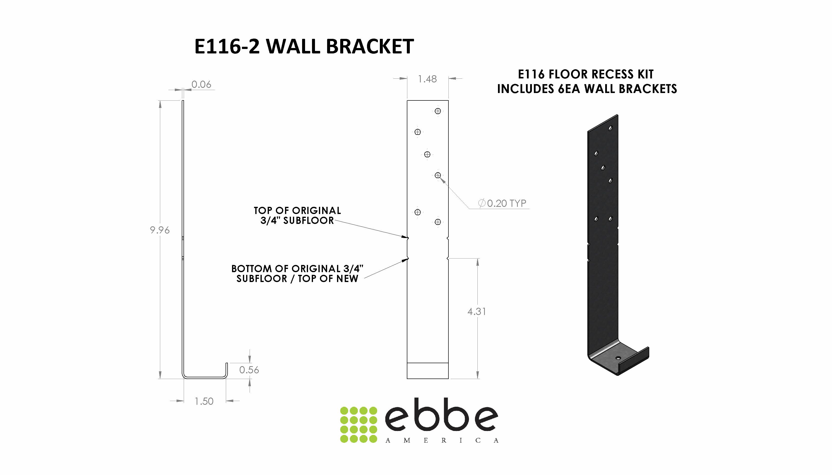 Ebbe Subfloor Lowering Kit - Image 4
