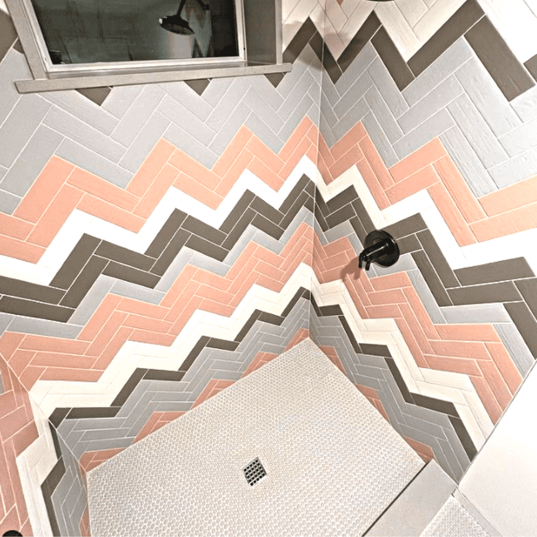 E4401 - Ebbe PRO Drain Cover - Polished Chrome - Penny Round Tile Shower