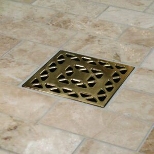 QUADRA Brushed Nickel Unique Drain Cover | Ebbe America QUADRA Brushed Nickel Unique Drain Cover | Ebbe America