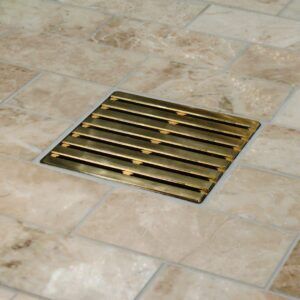 BUBBLES - Brushed Nickel - Unique Drain Cover - Ebbe America