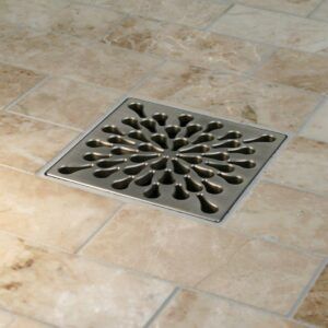 QUADRA Polished Chrome Unique Drain Cover | Ebbe America QUADRA Polished Chrome Unique Drain Cover | Ebbe America