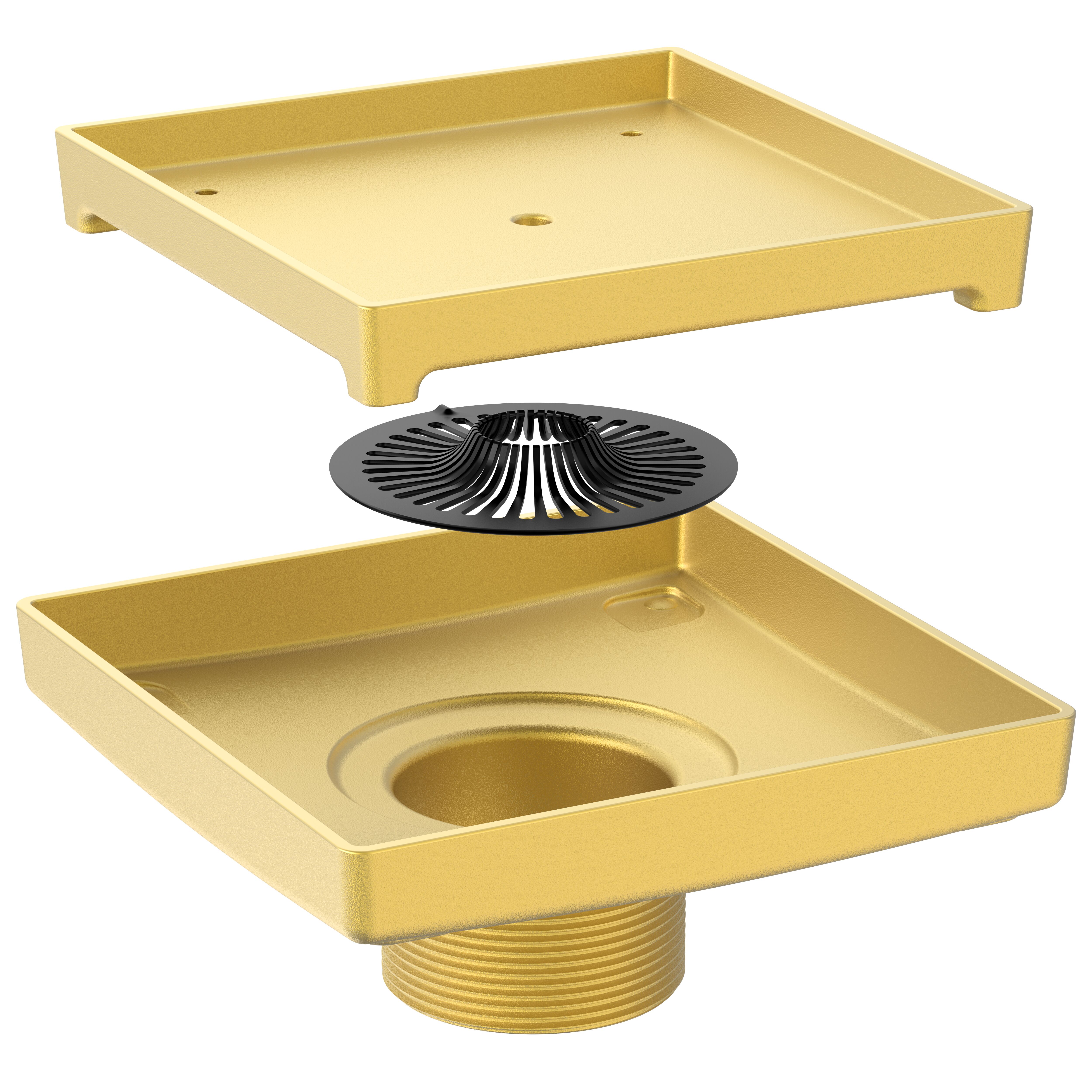 Ebbe LEGACY Drain - 6 inch - Champagne Gold