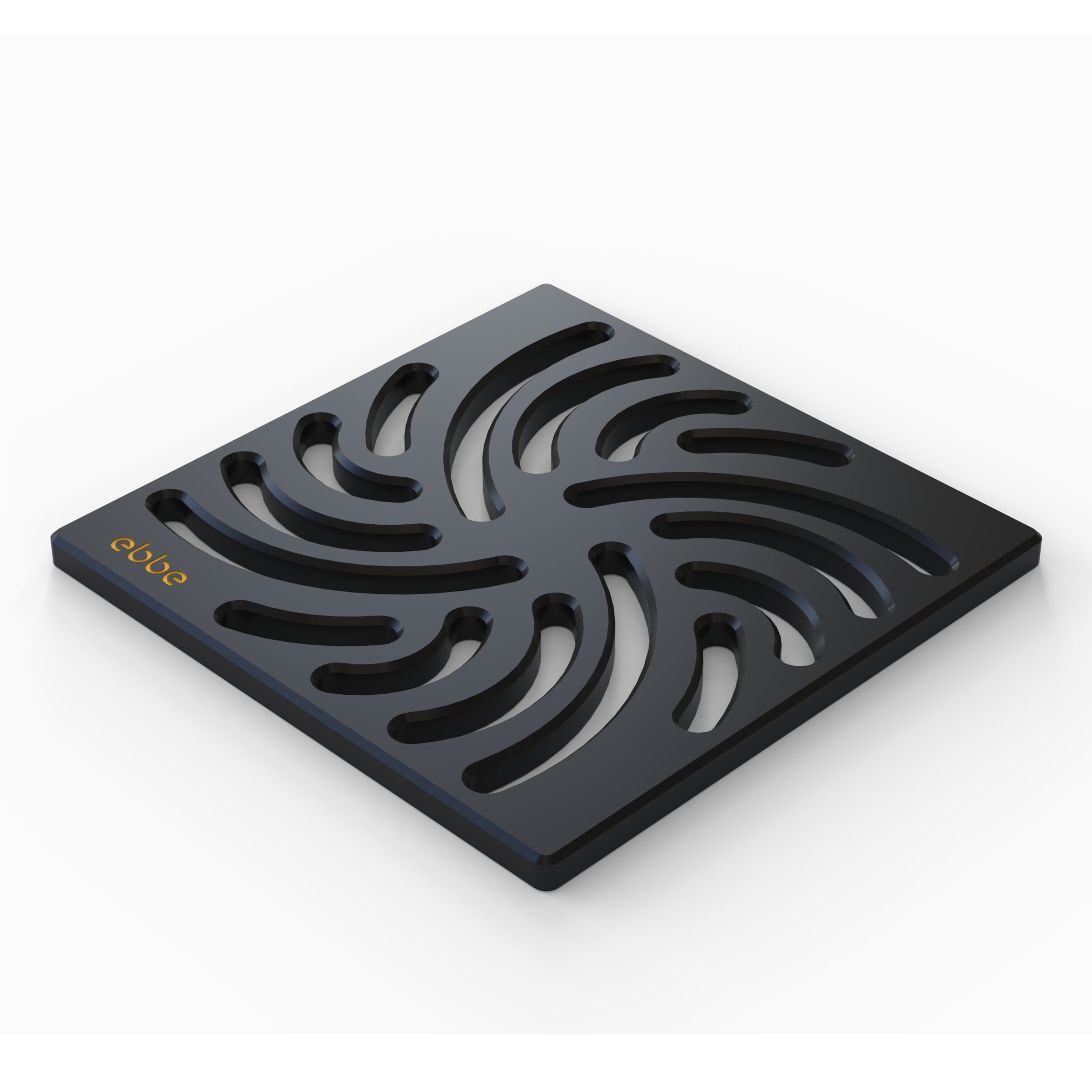 TWISTER - Matte Black - Unique Drain Cover