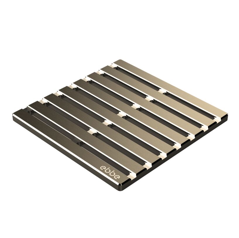 PARALLEL - Brushed Nickel - Unique Drain Cover