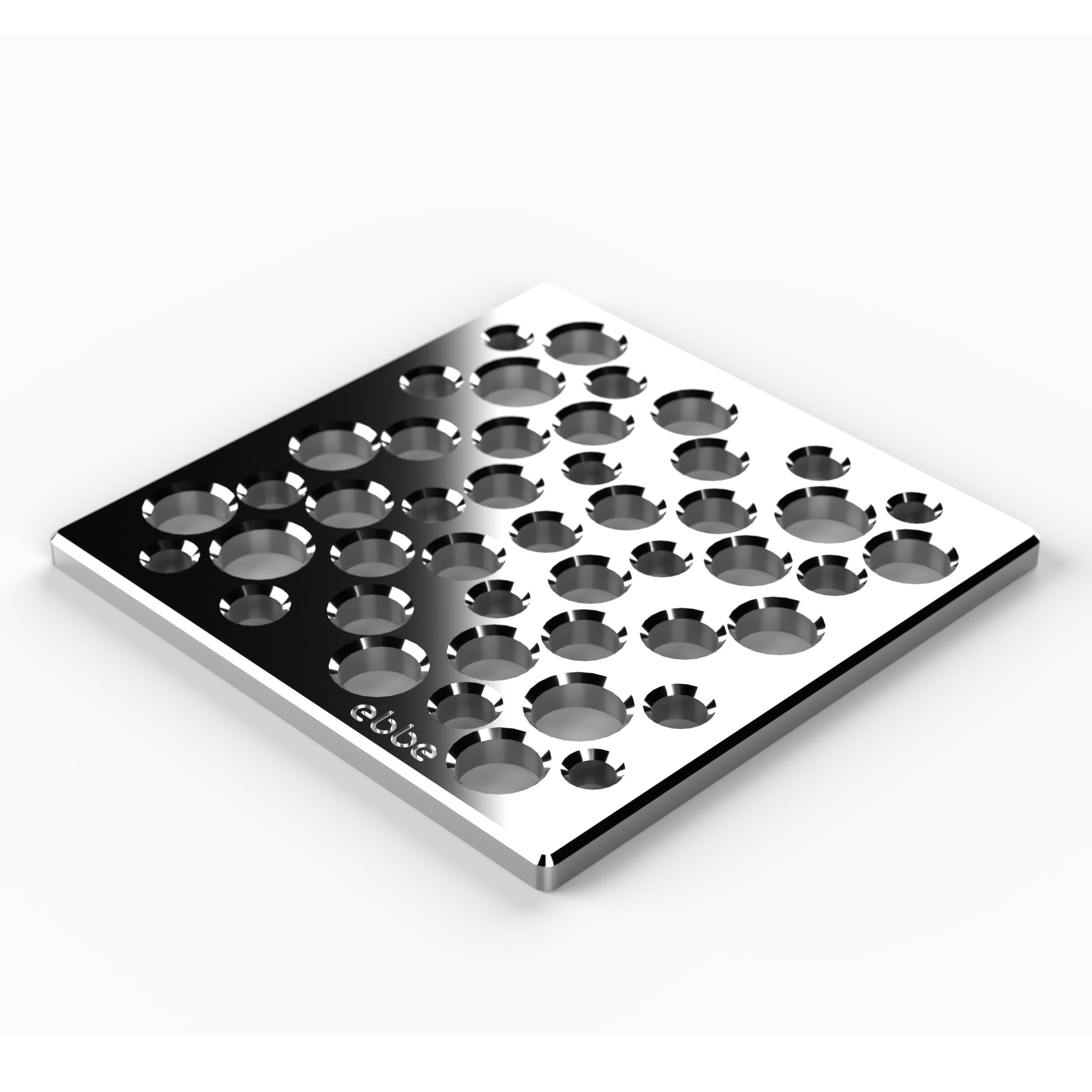 BUBBLES - Polished Chrome - Unique Drain Cover